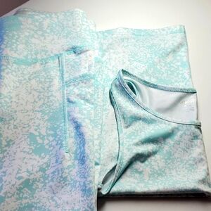 Avia Leggings Tank Set Leggings and Tank Size 7/8 Color Baby Jade